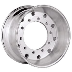 22.5x11.75 Forged Aluminum Super-Single Center Disk Rear Wheels